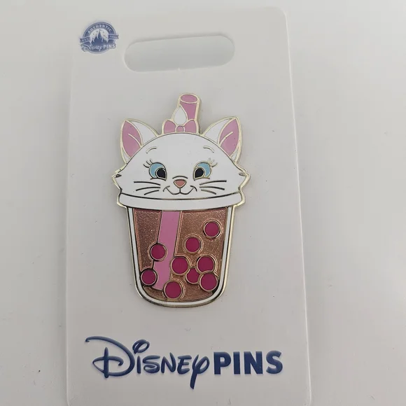 Disney Pin Set Marie Aristocats Cheshire Cat Alice Miss Piggy Enamel Pins - Picture 4 of 6